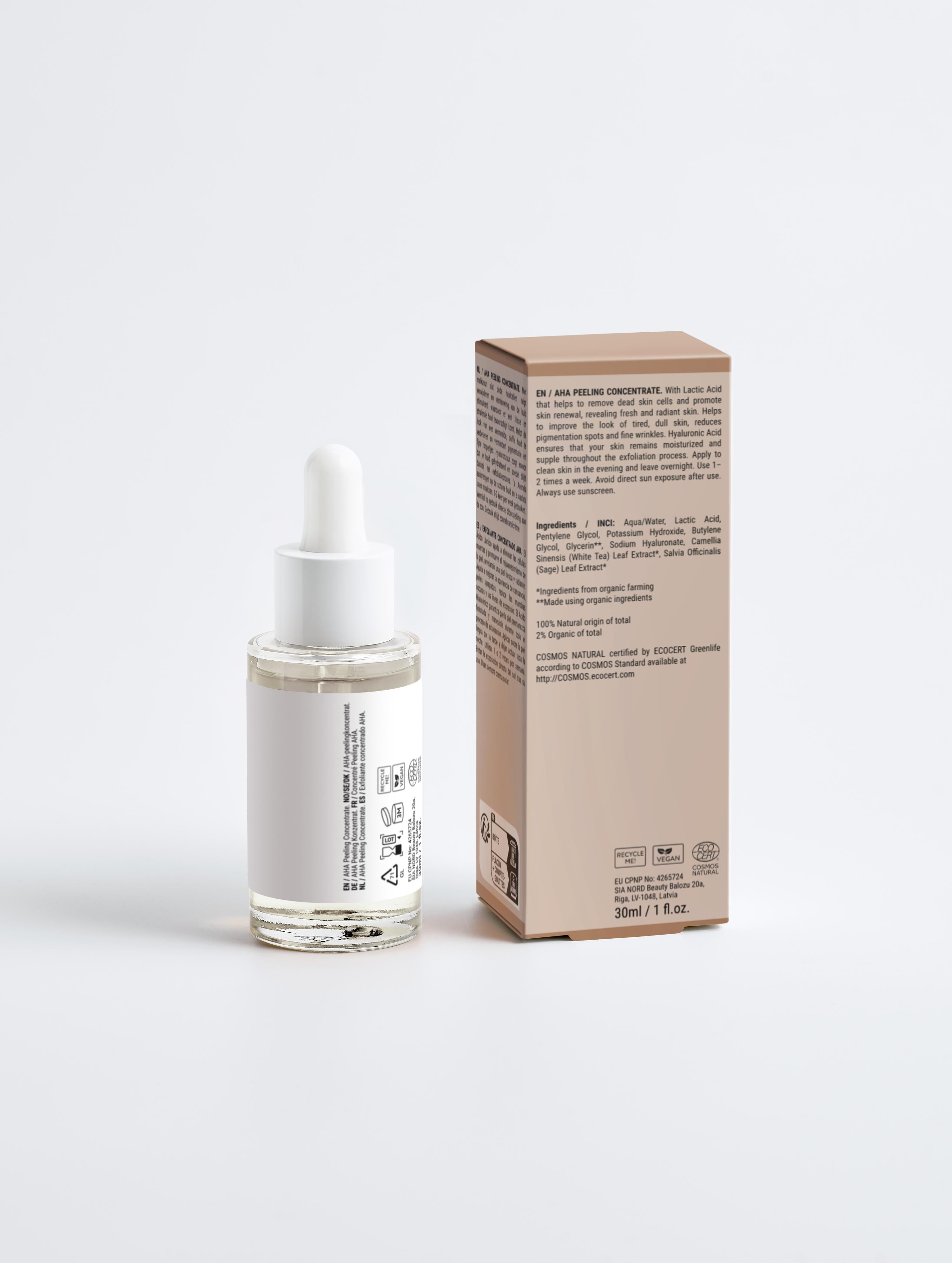 AHA Peeling Inhaltsstoffe natürliche Fruchtsäuren Hautpflege