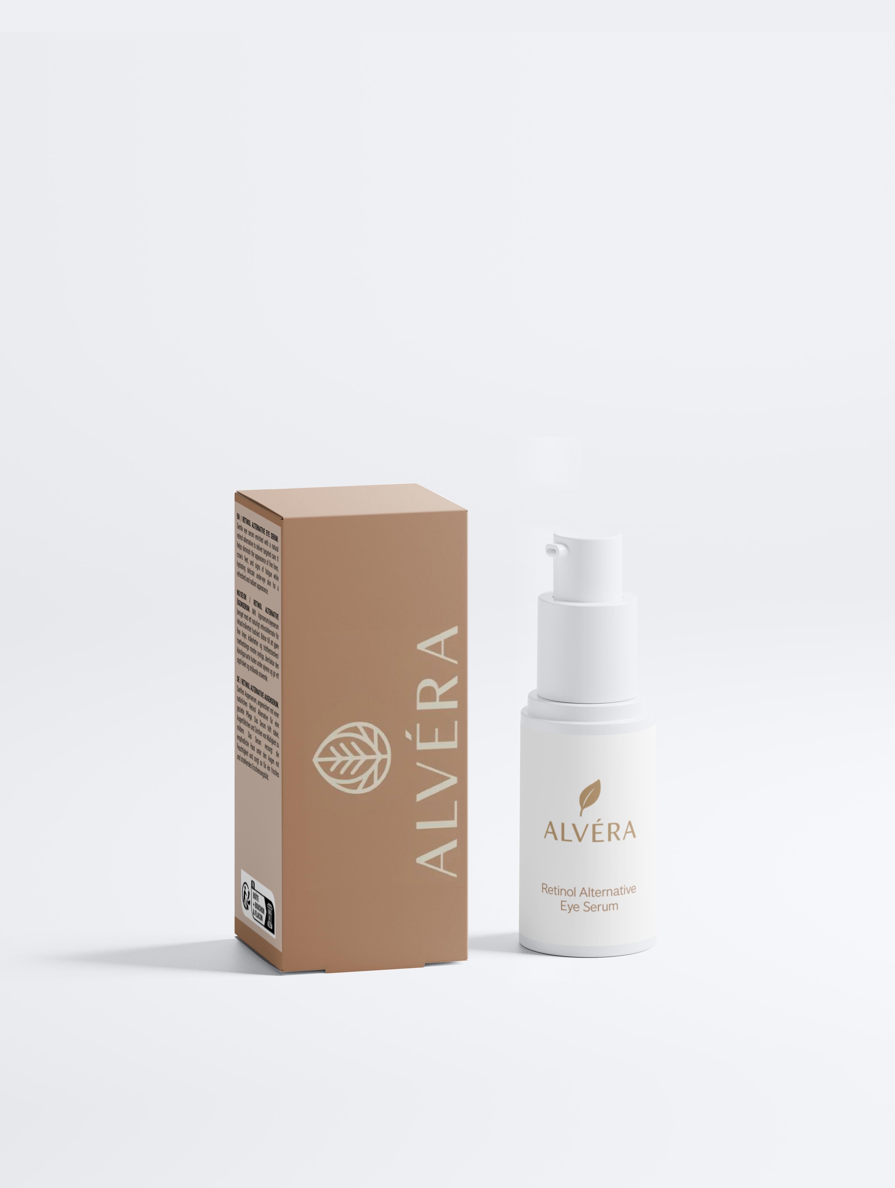ALVÉRA Retinol Alternative Eye Serum Bakuchiol Augenpflege vegan